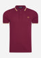 Twin tipped fred perry shirt - tawny port gold gold