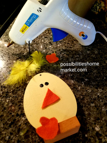 Easy Wood Chick Craft