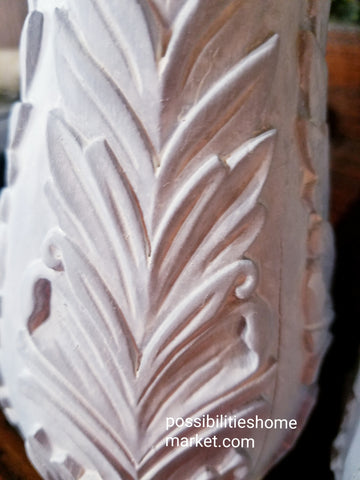 White wash candlesticks with Debi's Design Diary DIY Paint