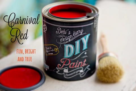 DIY Paint Carnival Red