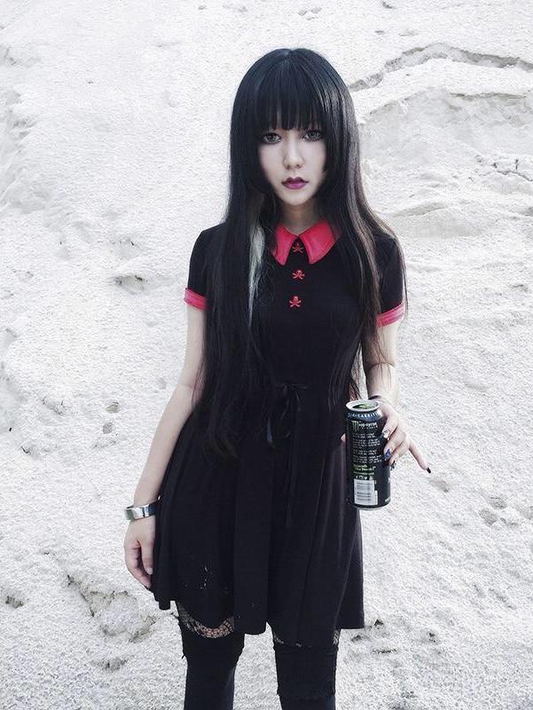 gothic doll dress