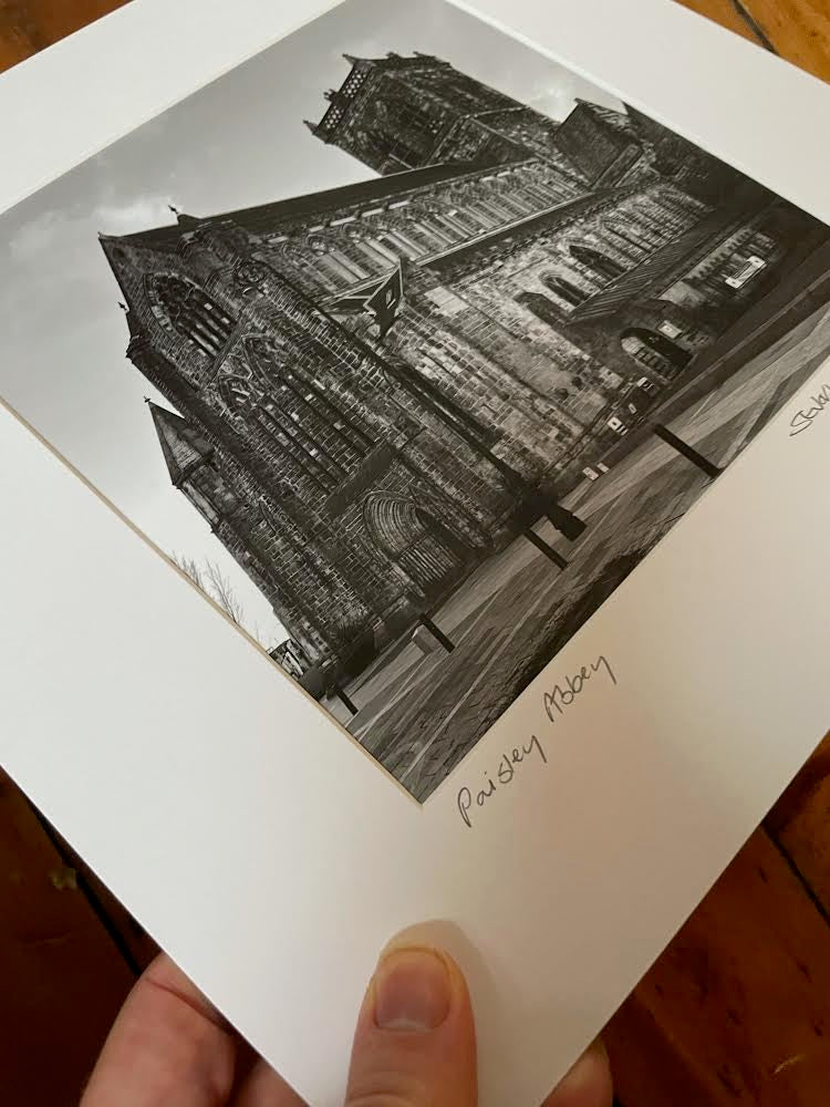 Paisley Abbey Mounted Print