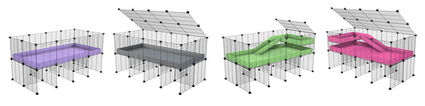 guinea pig c&c cc c and c candc cage with stand kavee uk
