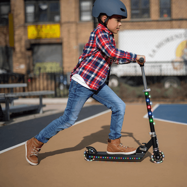 jupiter light up folding kick scooter