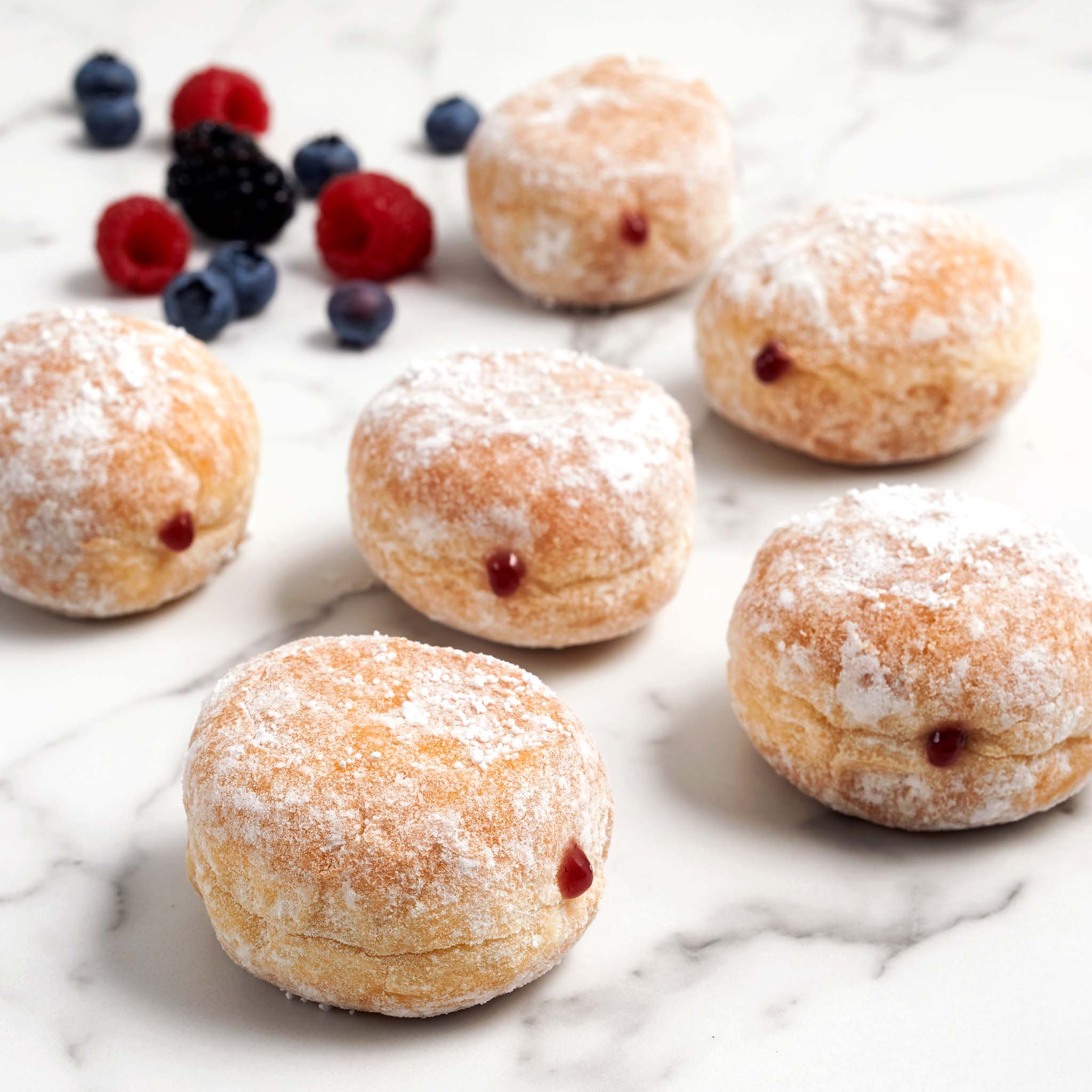 Mini Beignets with Mixed Berries – Wild Fork Foods