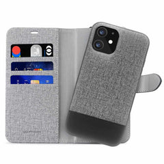 Blu Element 2 in 1 Folio Case Gray/Black for iPhone 12 mini
