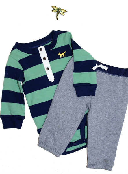 baby henley onesie