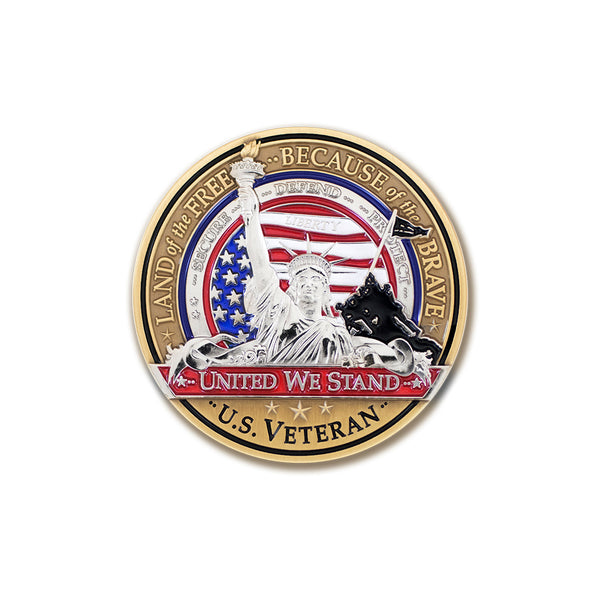Freedom Isn't Free Veterans Hunt Charity coin by Phoenix Challenge Coins