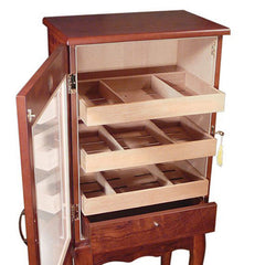 Belmont Humidor End Table 600 Cigars Count Cabinet