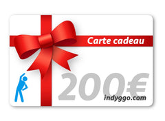 Carte cadeau INDYGGO - 200€