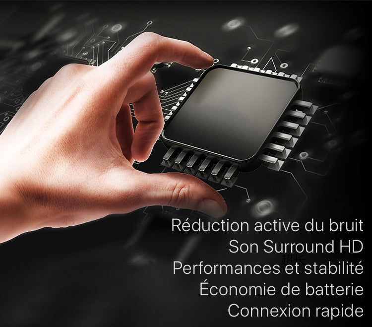 Les écouteurs sport Bluetooth A880BL sont équipés des meilleurs composants électroniques.