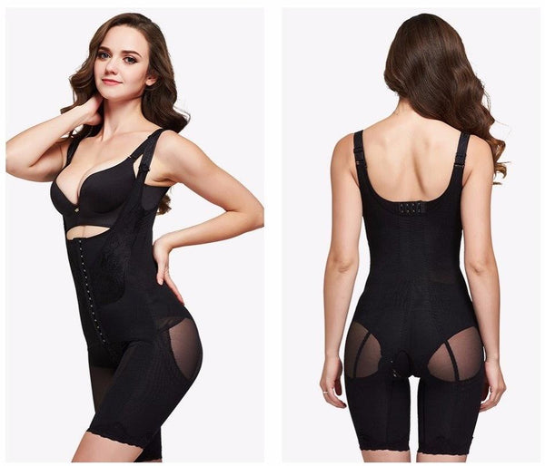 Body minceur réglable noir CLIP.SHAPER femme pour retrouver une silhouette affinée