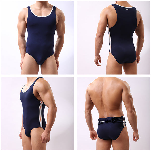 Body minceur bleu SLIM.SHAPER homme pour retrouver une silhouette affinée