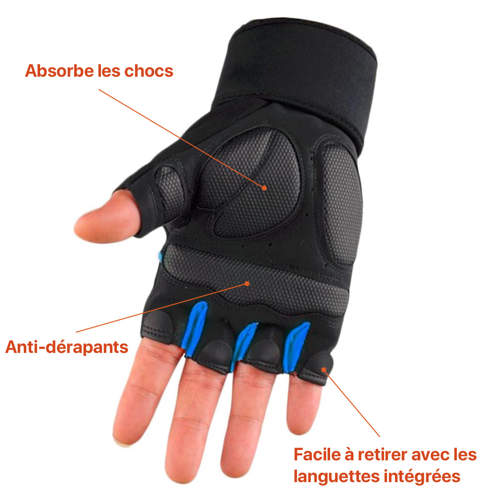 Fonctions de paire de gants avec système d'aération