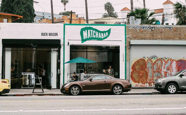 matchabar storefront in los angeles