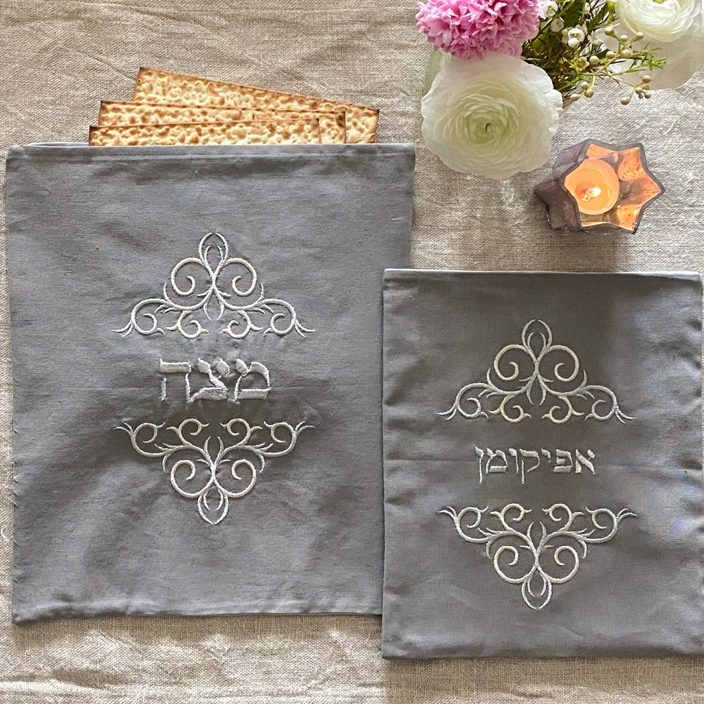 Passover matzoh covers and afikoman bags- Peace Love Light Shop