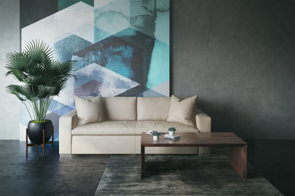 The Hand and Grain Aksel sofa in a living room setting