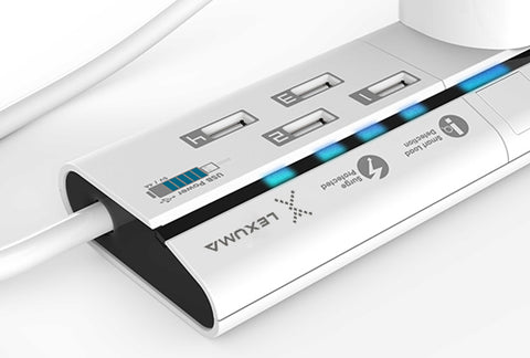 5 Things You Need To Know About UK Power Strip - GadgetiCloud four usb charging ports