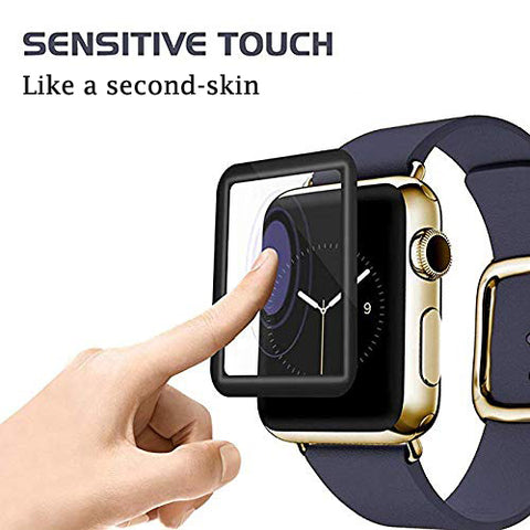 Apple watch serie 4 40mm 44mm screen protector anti scratch anti fingerpritn tempered glass screen protector film GadgetiCloud iWatch Protector protective cover with Black Edges Anti Scratch tempered glass protective films apple watch accessories discount combo