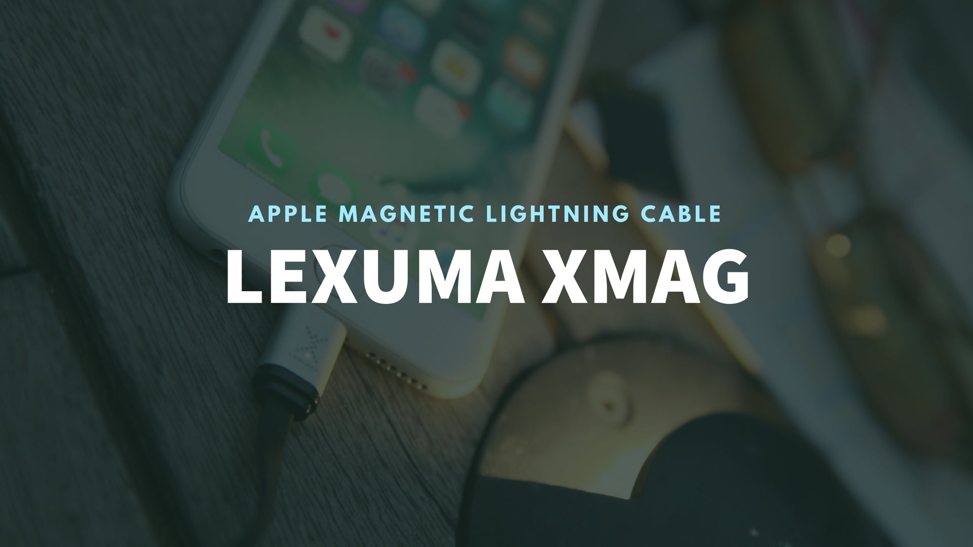 GadgetiCloud Lexuma 辣數碼 XMag Magnetic Charging Cable Lightning cable