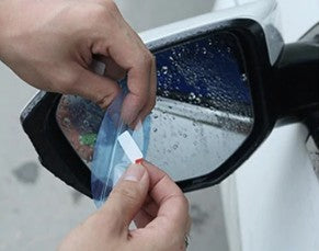 Protective rear view mirror hydrophobic protective film - iMartCity take off layer