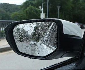 Protective rear view mirror hydrophobic protective film - iMartCity clean the mirror