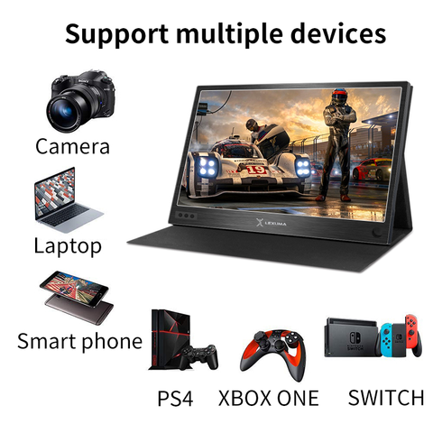 GadgetiCloud Lexuma XScreen portable monitor 1080 full HD blog post best gaming gadget for PS4 Switch Xbox One support various devices