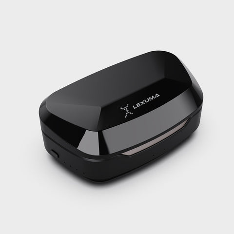 Lexuma Gadgeticloud XBud2 True Wireless Bluetooth Earbuds with charging case external portable power bank