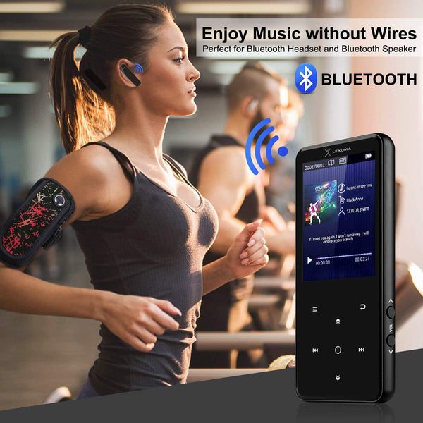 GadgetiCloud Portable Bluetooth MP3 Player with 2.4" Large Screen MP3 walkoth man bluetoearphones best sound quality affordable sandisk Grtdhx Chenfec AGPTEK victure m3 mp3機 音樂播放器 藍牙播放機 MP3播放機 隨身聽 收音機