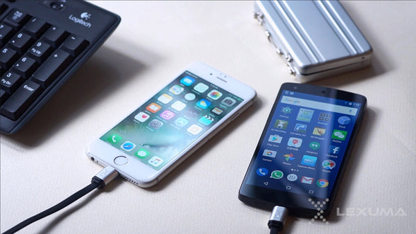 Lexuma XMAG magnetic charging cable for android and apple