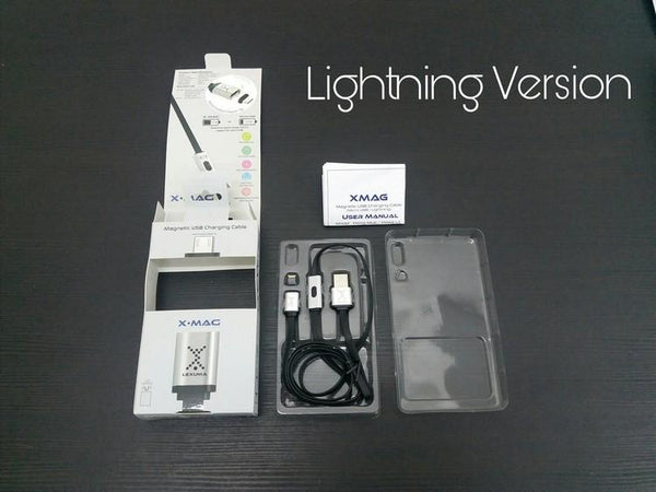 Lexuma 辣數碼 XMag 磁吸充電線 lightning micro-usb cable