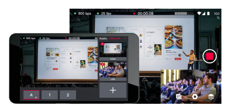 YoloLiv YoloBox Portable Live Stream Studio go live with camera GadgetiCloud