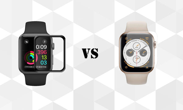 Apple watch screen protective film screen protector comparison  for apple watch 4 apple watch series