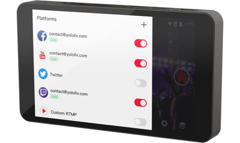 GadgetiCloud YoloLiv YoloBox The Portable Live Stream Studio Why we need YoloBox overview sync your live to different platforms