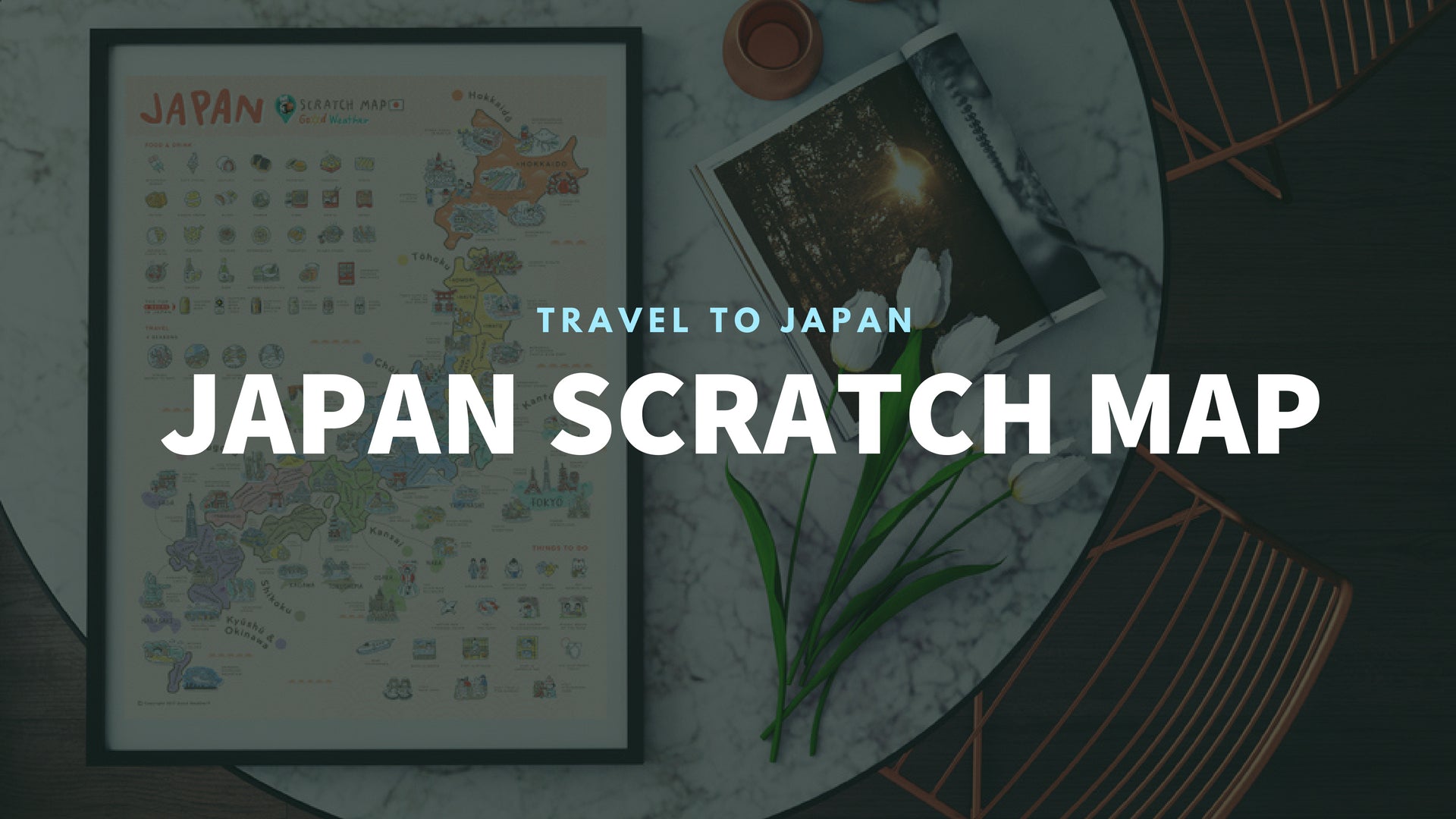 Japan scratch map - iMartCity 刮刮樂