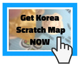 Korea scratch map - Gadgeticloud
