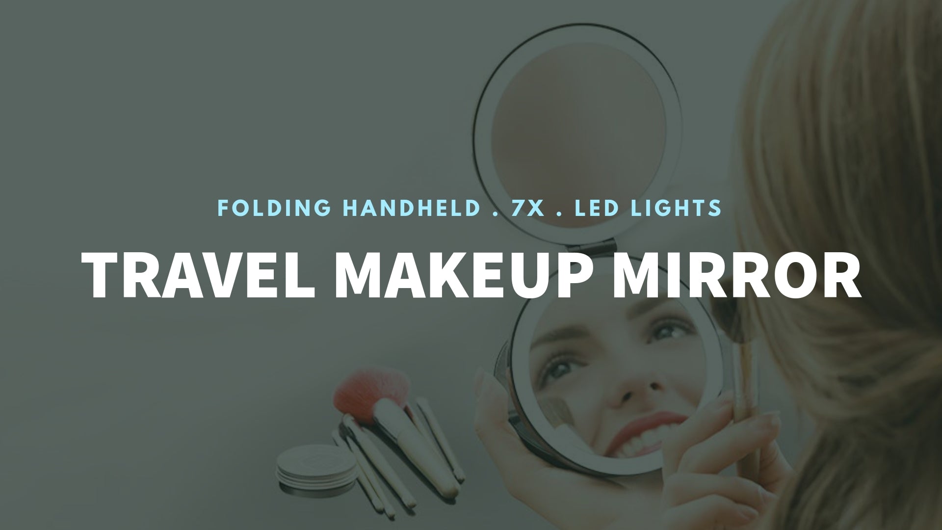 LED Lighted 3-fold Travel Compact Makeup Mirror 1X/7X Magnification magnifying mirror standing makeup magnifying bathroom s with lights trifold battery magnifying glass absolutely lush best hand zadro round makeup jerdon makeup reviews natural makeup estala hollywood vanity fancii travel makeup gala 10x magnifying makeup bestmakeup makeup with lights best ratedmakeup anjou makeup kensie vanity vanity with lights tri fold vanity wall mounted makeup banner - GadgetiCloud