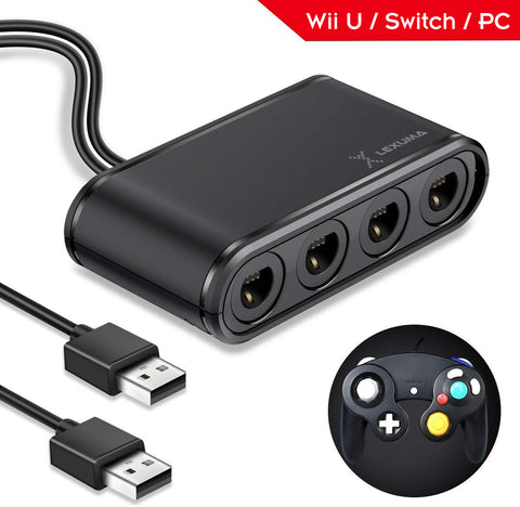 Lexuma Gamecube Controller Adapter Unboxing - Support Wii U, Nintendo Switch, PC USB