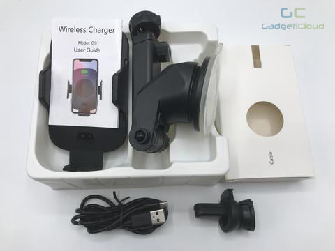 Charging While Driving - Wireless Charging Car Mount lexuma gadgeticloud package
