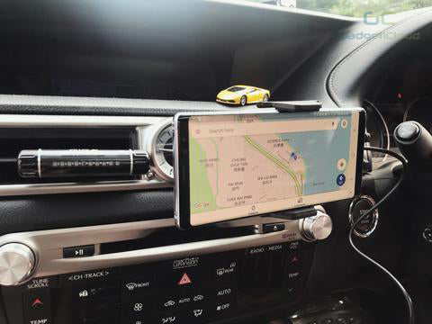 Charging While Driving - Wireless Charging Car Mount gadgeticloud lexuma rotation angle adjust