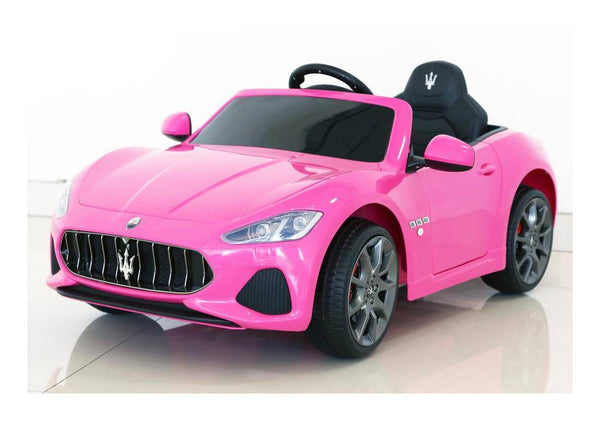 pink maserati ride on car