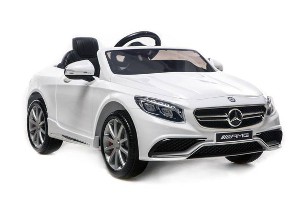 mercedes ride on car white