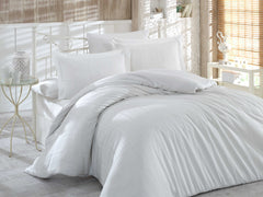 Organic-Natural-eco-friendly-cotton-sateen-quilt-cover-set-stripe-Krem