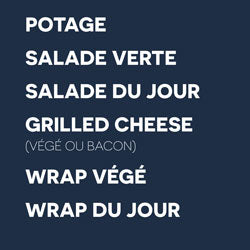 Potage, Salade, Wrap - Loupiot