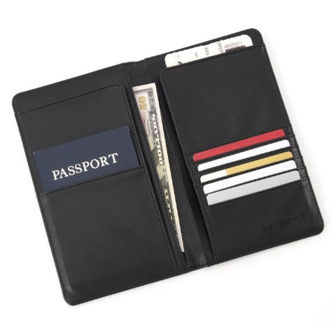Samsonite Luggage Travel Wallet, Black, One Size