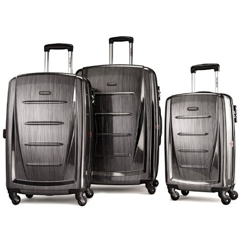 Samsonite Winfield 2 3Pc Hardside (20/24/28) Luggage Set, Charcoal