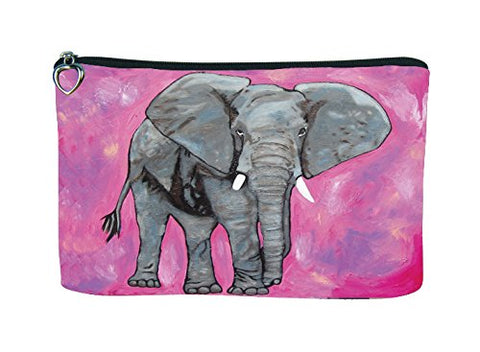 Cosmetic Bag, Zipper Pouch - Zip-Top Closer - Taken From My Original Paintings - Animals