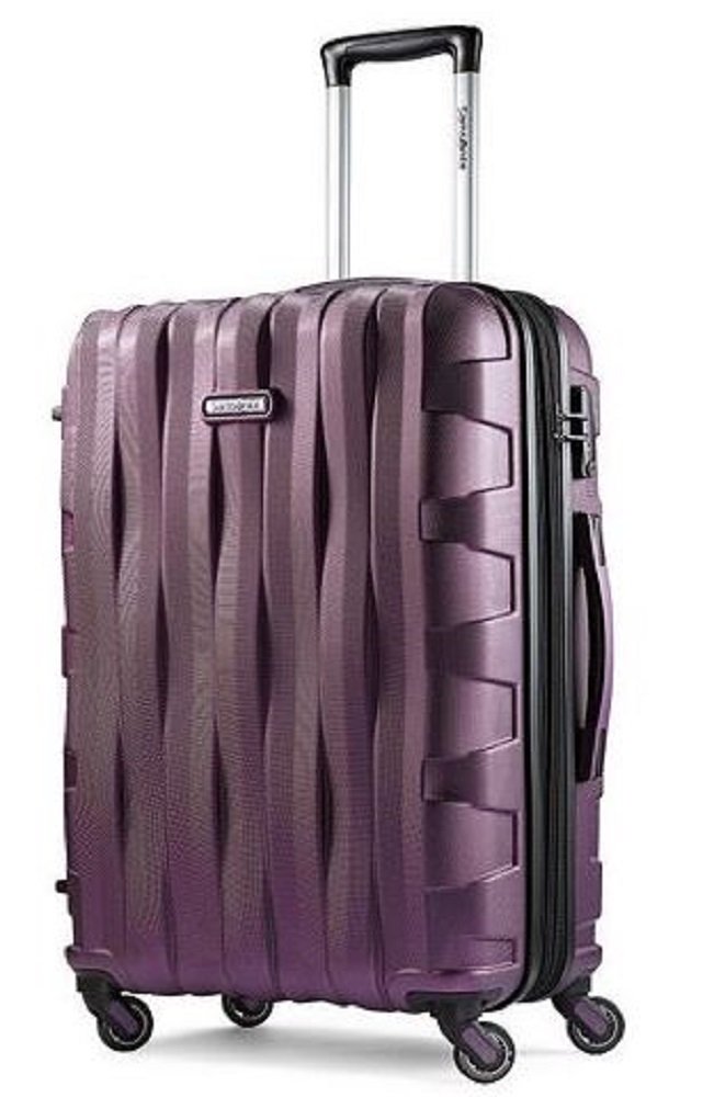 samsonite hardside luggage purple