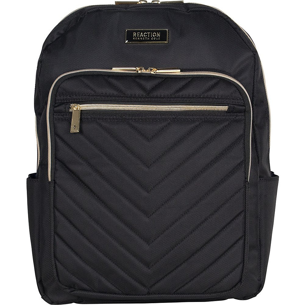 quilted laptop backpack