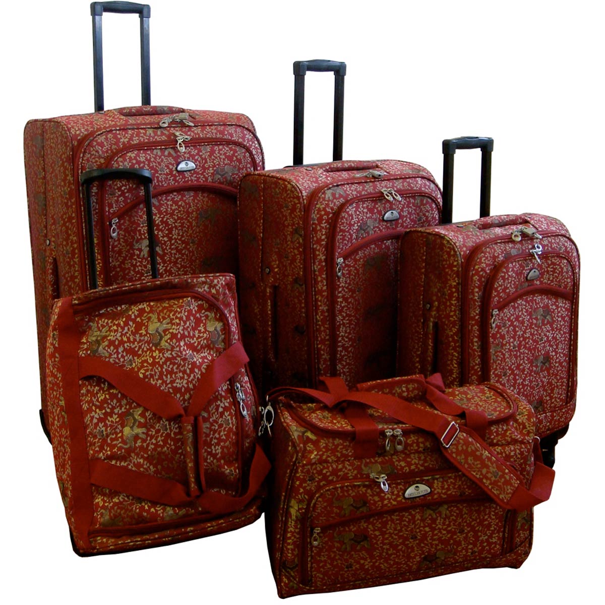 American Flyer Madrid 5-Piece Spinner Luggage Set 